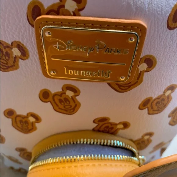 LOUNGEFLY Disney Mickey Mouse Waffle Mini Backpack - Picture 4 of 5
